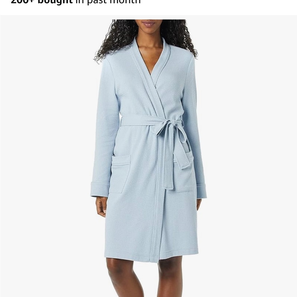 Women's Waffle Knit Lightweight Robe